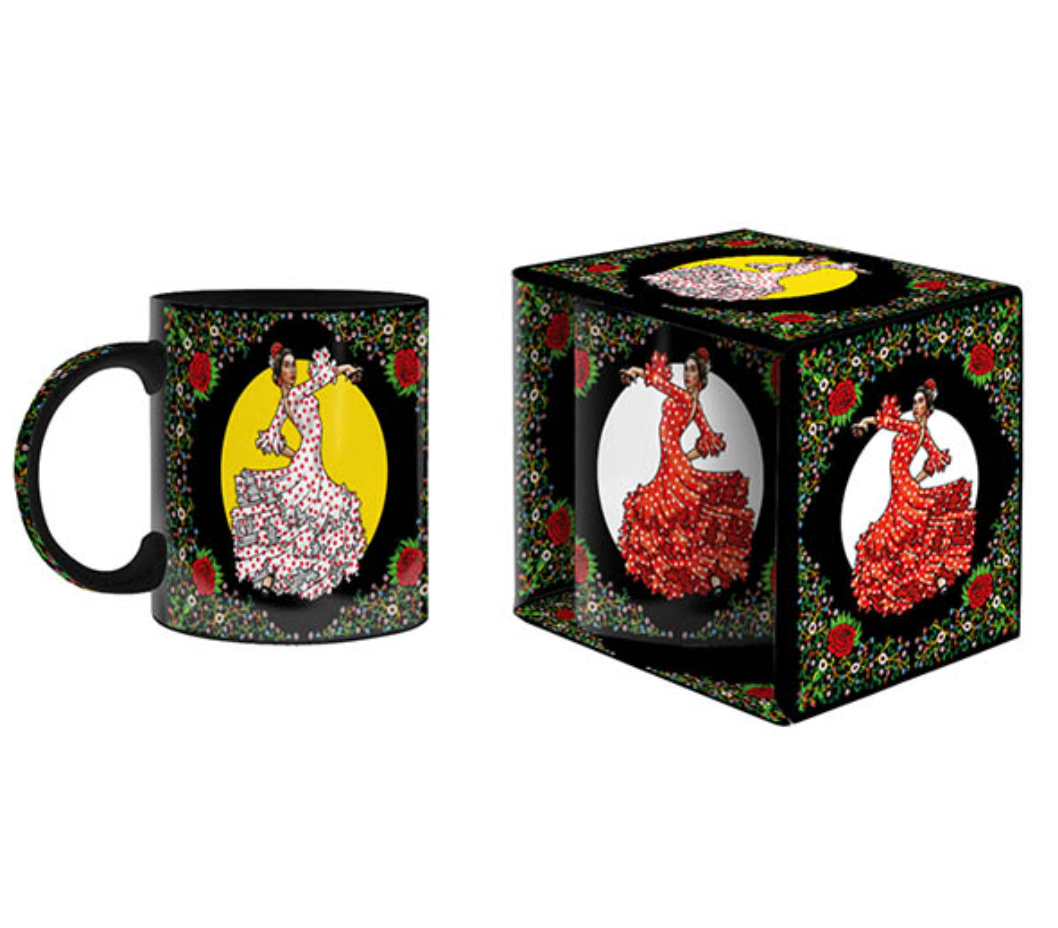 Flamenco Flowers Mug Gift Set