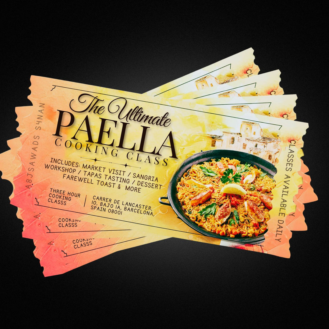 Ultimate Paella Cooking Class Family Pack (4-Pack Ticket)