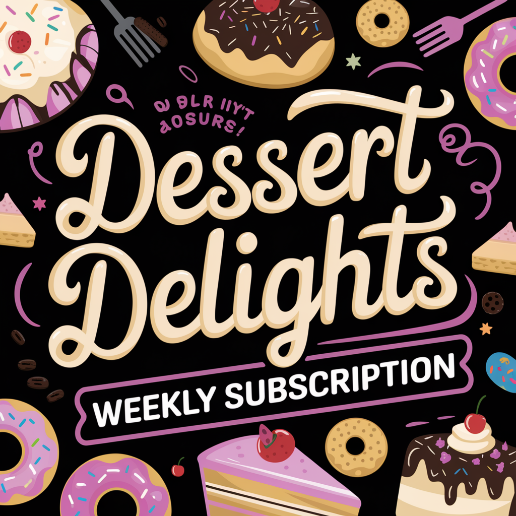 The Gab Lab Dessert Delights Weekly Subscription